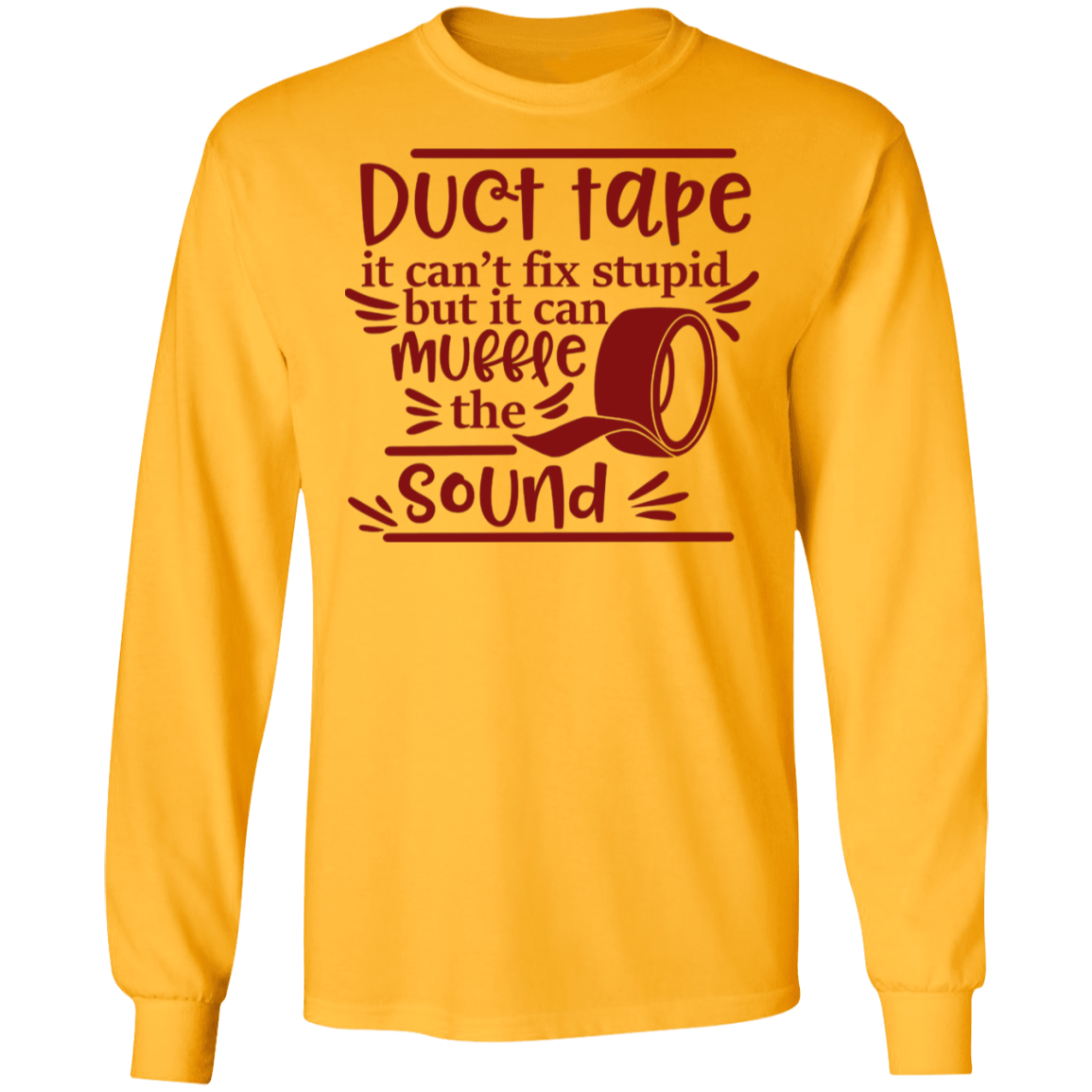 Duct tape long sleeve t'shirt