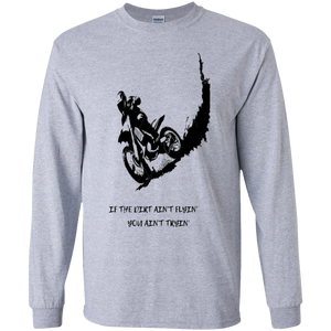 youth dirt flyin' long sleeve t'shirt