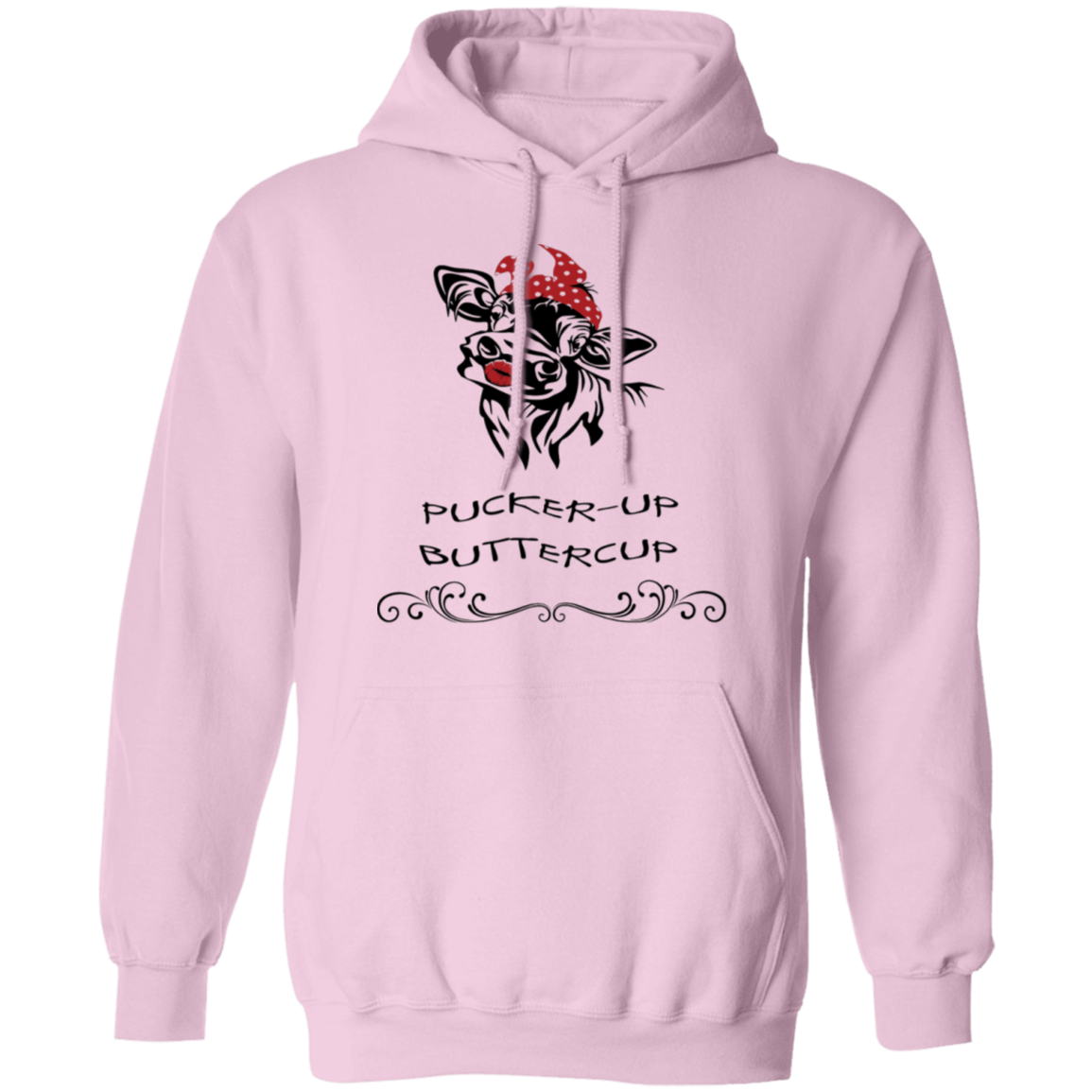 pucker up buttercup hoodie