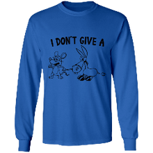 Load image into Gallery viewer, I don&#39;t give a - long sleeve t-shirt

