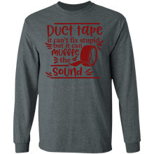 Load image into Gallery viewer, Duct tape long sleeve t&#39;shirt
