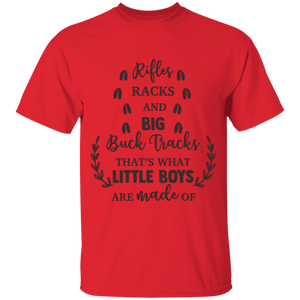 Little boys are made of youth Cotton T-Shirt