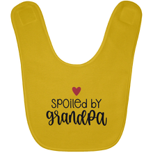 Load image into Gallery viewer, Spoiled by Grandpa Baby Bib
