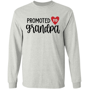 Promoted to Grandpa Long sleeve T'shirt