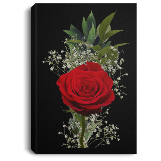 Rose Portrait Canvas .75in Frame