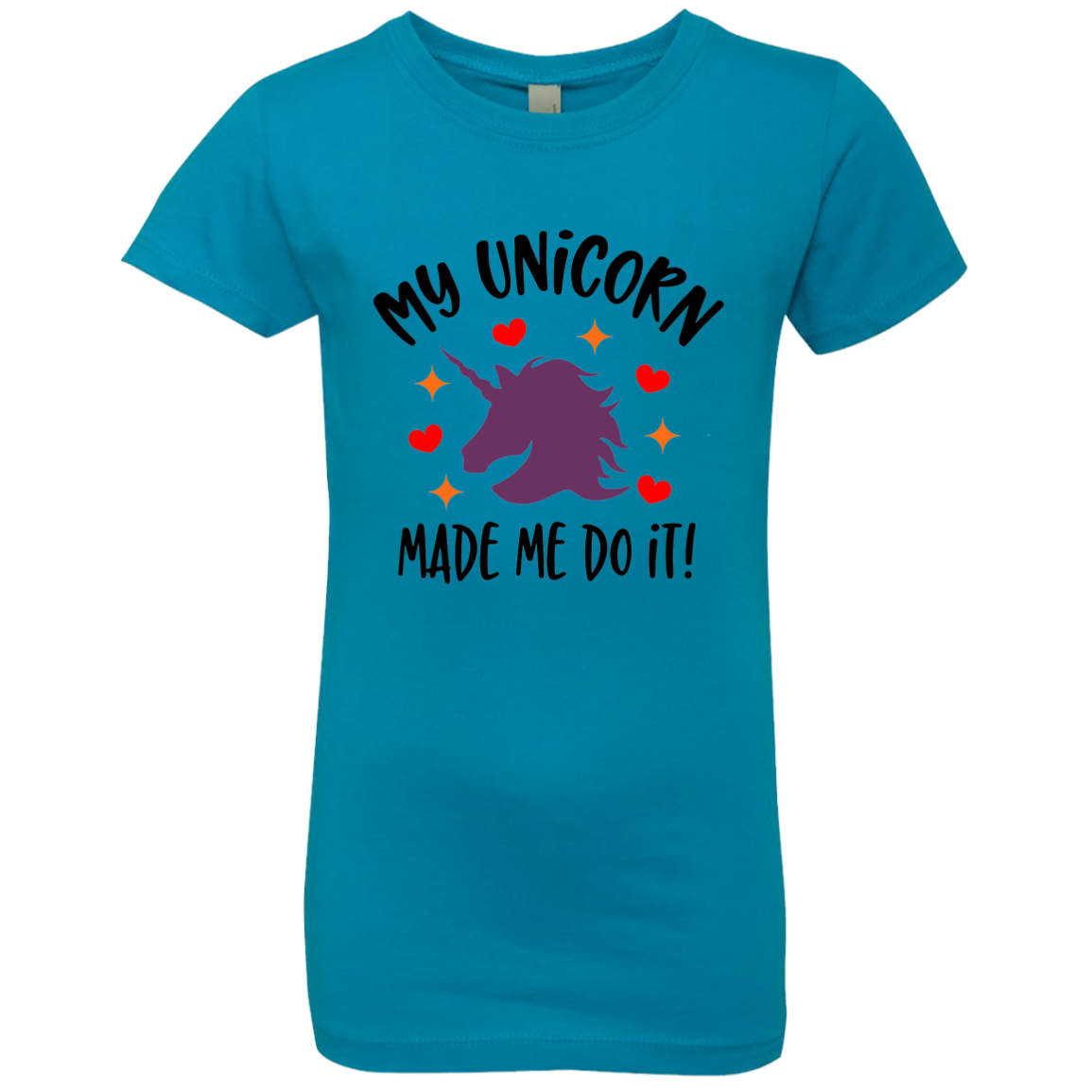 Unicorn Girls' Princess T-Shirt