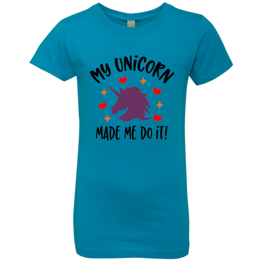 Unicorn Girls' Princess T-Shirt