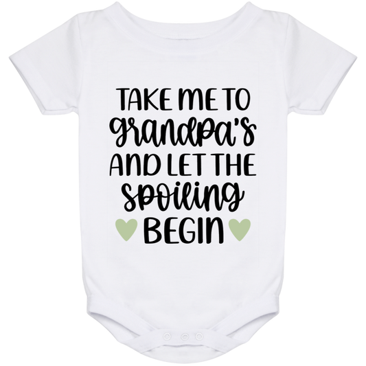 Take me to Grandpa'a Baby Onesie 24 Month