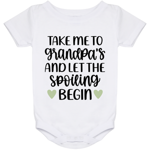 Take me to Grandpa'a Baby Onesie 24 Month