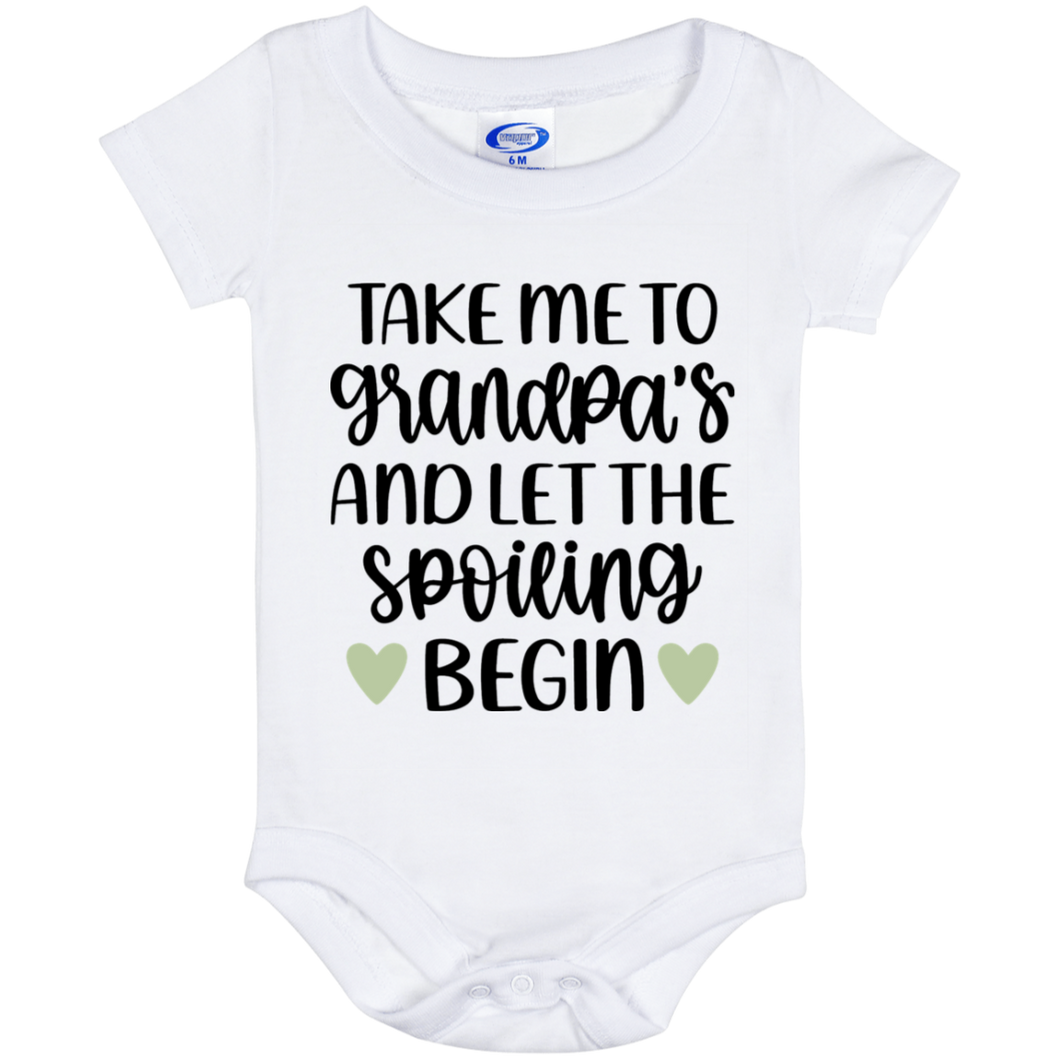 Take me to Grandpa's Baby Onesie 6 Month