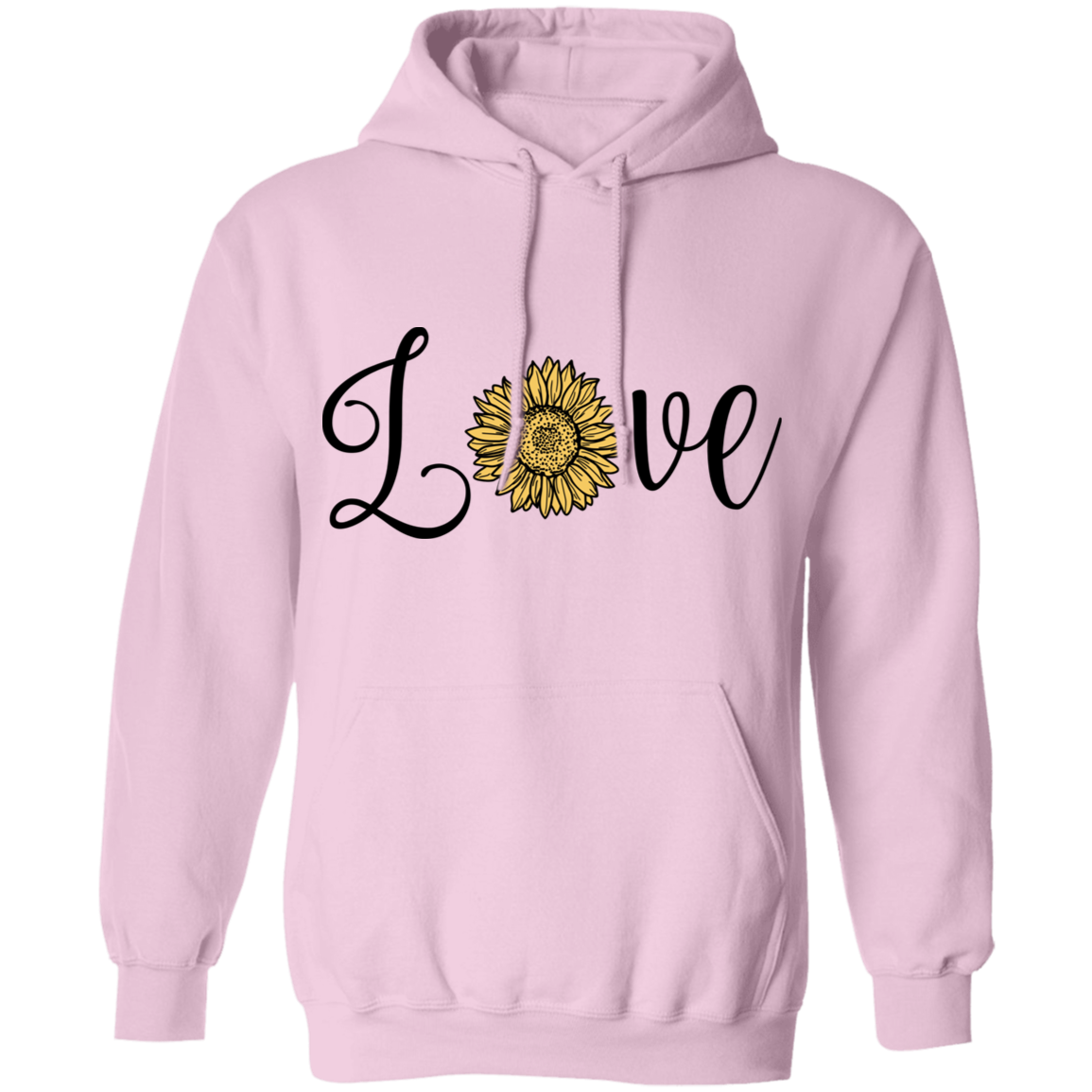 Sunflower/love Pullover Hoodie