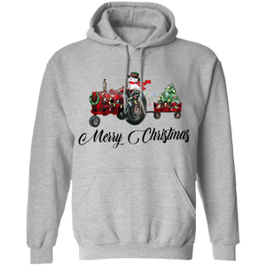 Snowman/tractor hoodie
