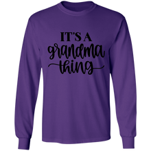 Load image into Gallery viewer, It&#39;s a Grandma thing long sleeve t&#39;shirt
