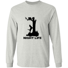 Load image into Gallery viewer, Night Life long sleeve Cotton T-Shirt
