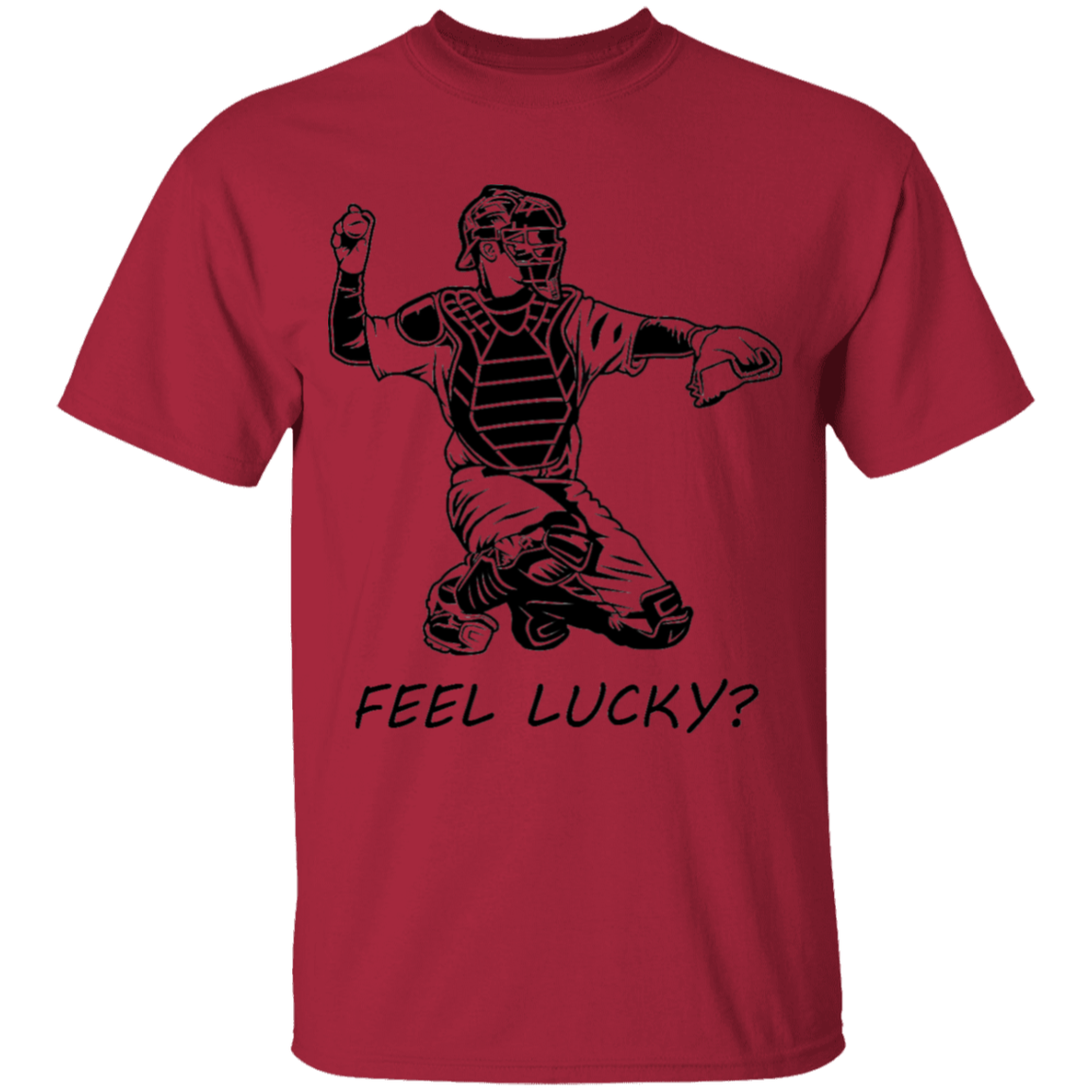 Baseball catcher - feel lucky - T-Shirt (youth)