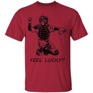 Baseball catcher - feel lucky - T-Shirt (youth)