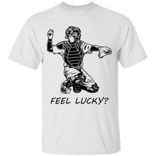 Load image into Gallery viewer, Baseball catcher - feel lucky - T-Shirt (youth)

