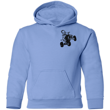 Load image into Gallery viewer, Youth 4-wheeler extreme pullover Hoodie front and back print

