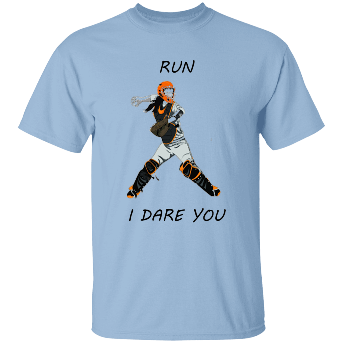 Softball catcher - run - T-Shirt (youth)