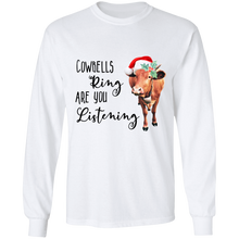 Load image into Gallery viewer, Cowbells ring long sleeve T&#39;shirt
