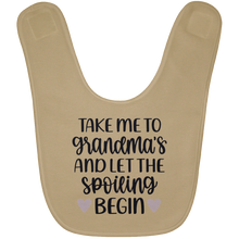 Load image into Gallery viewer, Take me to Grandma&#39;s Baby Bib
