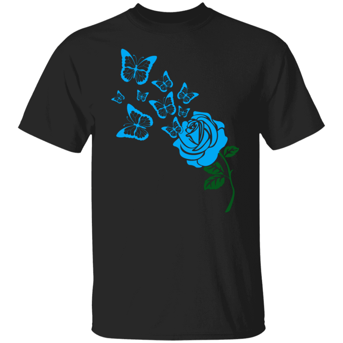 rose and butterfly  T-Shirt