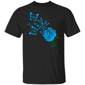 rose and butterfly  T-Shirt