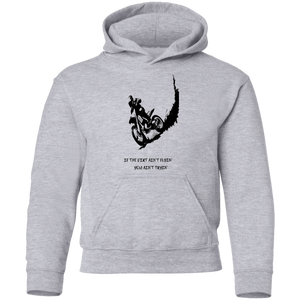 youth dirt flyin' pullover hoodie