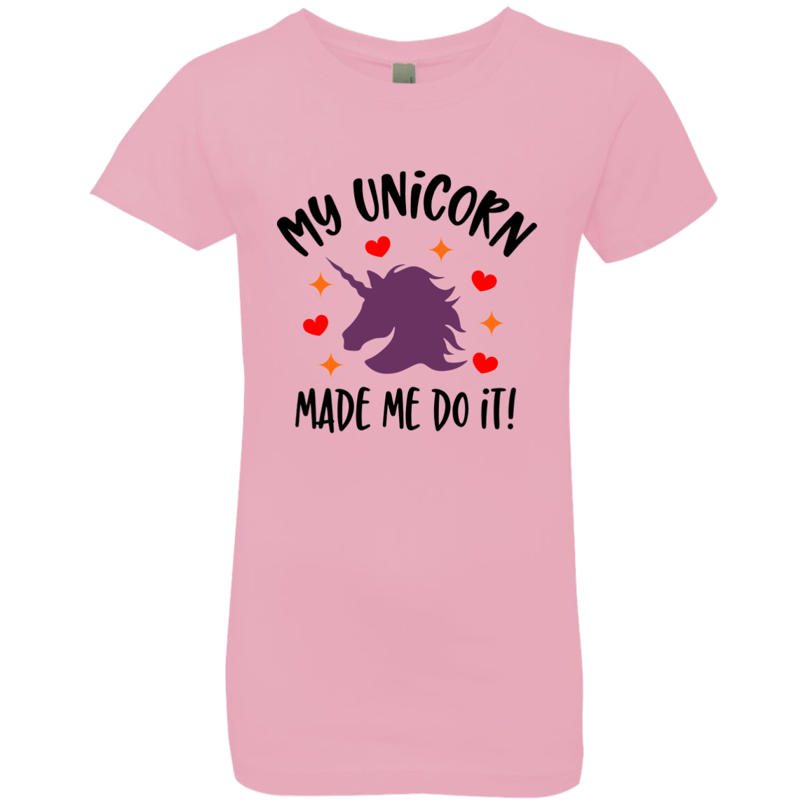 Unicorn Girls' Princess T-Shirt