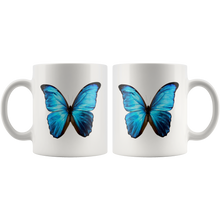 Load image into Gallery viewer, BUTTERFLY on White MUG
