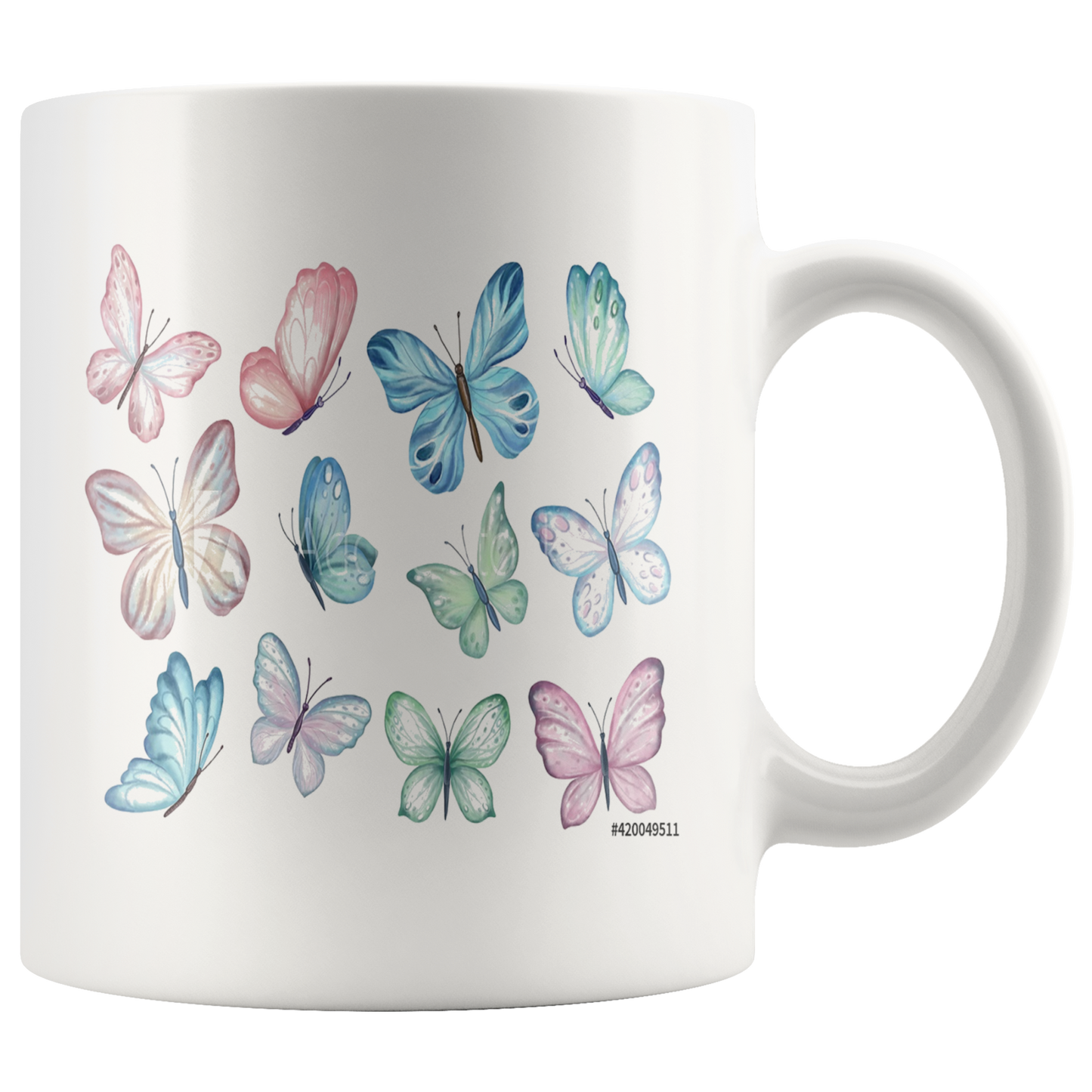 butterflies mug