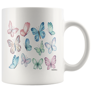 butterflies mug