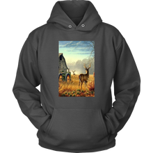 Load image into Gallery viewer, pull over hoodie deer barn
