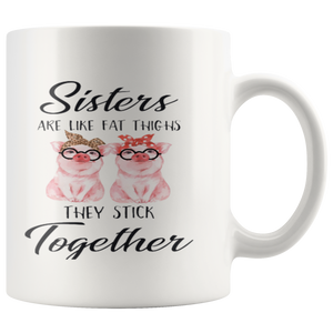 Sisters mug white