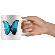 Load image into Gallery viewer, BUTTERFLY on White MUG
